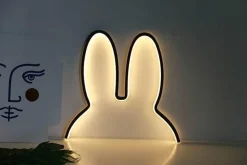 Modern Rabbit Night Lamp - Cute LED Bedroom Lighting