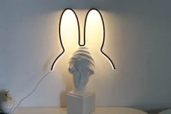 Modern Rabbit Night Lamp - Cute LED Bedroom Lighting