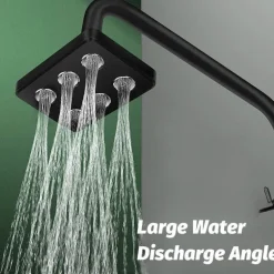 Modern Rain Shower Head - Aqua Square Waterfall Fixture