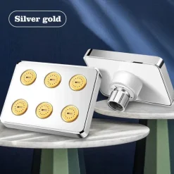 Modern Rain Shower Head - Aqua Square Waterfall Fixture