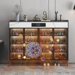 Modern Shoe Rack - Smart Disinfecting Storage Solution