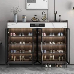 Modern Shoe Rack - Smart Disinfecting Storage Solution