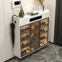 Modern Shoe Rack - Smart Disinfecting Storage Solution