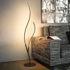 Modern Spiral Floor Lamp - Stylish Lighting for Home Decor