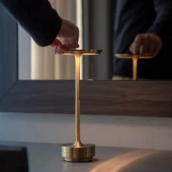 Modern Touch Lamp - Elegant Disk Lighting Fixture