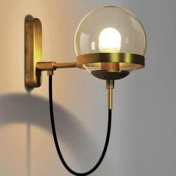 Modern Wall Lamp - Earthy Indoor Lighting