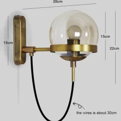 Modern Wall Lamp - Earthy Indoor Lighting
