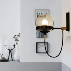 Modern Wall Lamp - Earthy Indoor Lighting
