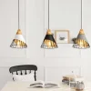 Modern Wooden Cone Pendant Light - Stylish Home Lighting Fixture