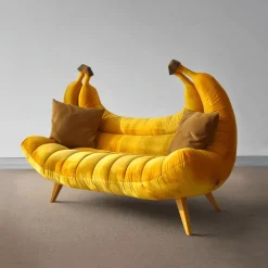 Modern Yellow Sofa - Simple Contemporary Design