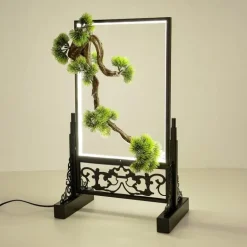 Moderne Baum-LED-Tischlampe - Kreative Wohnraumbeleuchtung