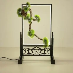 Moderne Baum-LED-Tischlampe - Kreative Wohnraumbeleuchtung