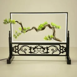 Moderne Baum-LED-Tischlampe - Kreative Wohnraumbeleuchtung