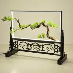 Moderne Baum-LED-Tischlampe - Kreative Wohnraumbeleuchtung