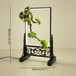 Moderne Baum-LED-Tischlampe - Kreative Wohnraumbeleuchtung