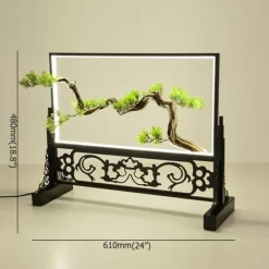 Moderne Baum-LED-Tischlampe - Kreative Wohnraumbeleuchtung