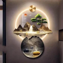 Moderne dekorative Lampe – luxuriöses Entspannungs-Landschaftslicht