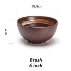 Moderne japanische Keramikschalen – elegantes klassisches Essgeschirr