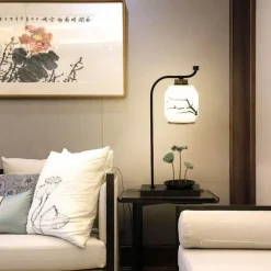 Moderne japanische Tischlampe – Stilvolles Wohndekor