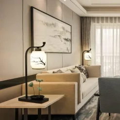 Moderne japanische Tischlampe – Stilvolles Wohndekor