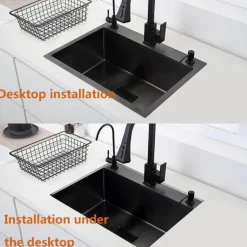 Moderne Küchenspüle aus Edelstahl – langlebiges und stilvolles Design