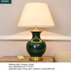 Moderne Keramik-Tischlampe – Stilvolle Beleuchtungsvorrichtung für Ihr Zuhause