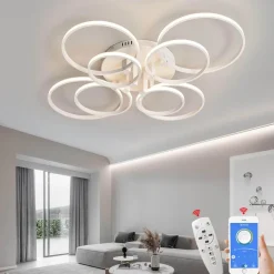 Moderne Kunstformen Smart Home LED-Kronleuchter
