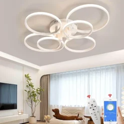 Moderne Kunstformen Smart Home LED-Kronleuchter