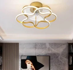 Moderne LED-Deckenventilatorleuchte – Elegante Leuchte