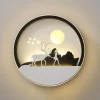 Moderne LED-Wandleuchte - Dekorative Kunstleuchte