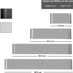 Moderne minimalistische LED-Wandleuchte - Acryl-Leuchte