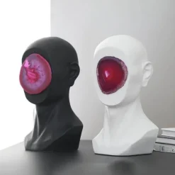 Moderne nordische abstrakte Mann-Skulptur – zeitgenössische Kunstfigur