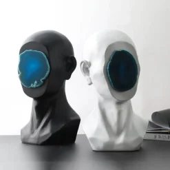 Moderne nordische abstrakte Mann-Skulptur – zeitgenössische Kunstfigur