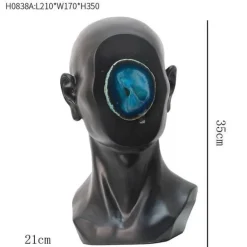 Moderne nordische abstrakte Mann-Skulptur – zeitgenössische Kunstfigur