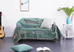 Moderne Sofadecke - Weicher Dekobezug für Couch oder Tisch