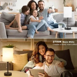 Moderne USB-Schreibtischlampe – Stilvolle Tischleuchte aus Metall