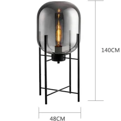 Moderne verstellbare Stehlampe – zeitgenössische Beleuchtungsvorrichtung