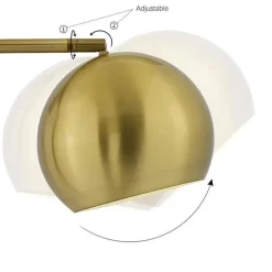 Moderne verstellbare Stehleuchte - Circinus Design