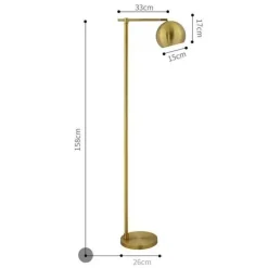 Moderne verstellbare Stehleuchte - Circinus Design