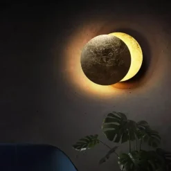Moderne Wandleuchte - Lunar Glow Eclipse Light Decor