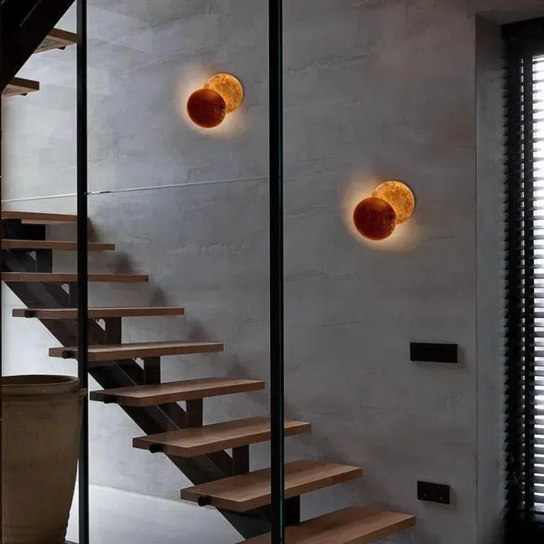 Moderne Wandleuchte - Lunar Glow Eclipse Light Decor