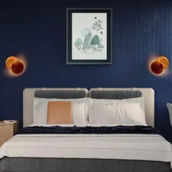 Moderne Wandleuchte - Lunar Glow Eclipse Light Decor