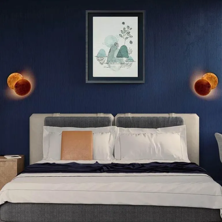 Moderne Wandleuchte - Lunar Glow Eclipse Light Decor