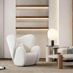 Moderner Akzentstuhl - Hervé Beistellstuhl für das Wohnzimmer