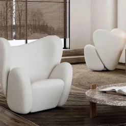 Moderner Akzentstuhl - Hervé Beistellstuhl für das Wohnzimmer