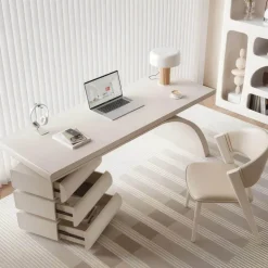 Moderner Büroschreibtisch – Schreibtisch mit Stauraum