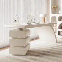 Moderner Büroschreibtisch – Schreibtisch mit Stauraum