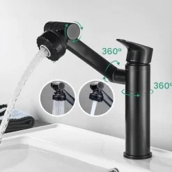 Moderner drehbarer multifunktionaler Wandhahn