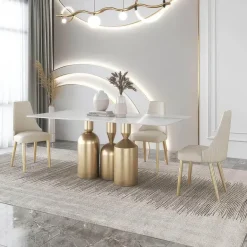 Moderner Esstisch aus Holz – Stilvoller Marina Esstisch