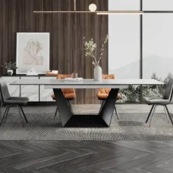 Moderner Esstisch aus Holz – lässig-elegantes Design